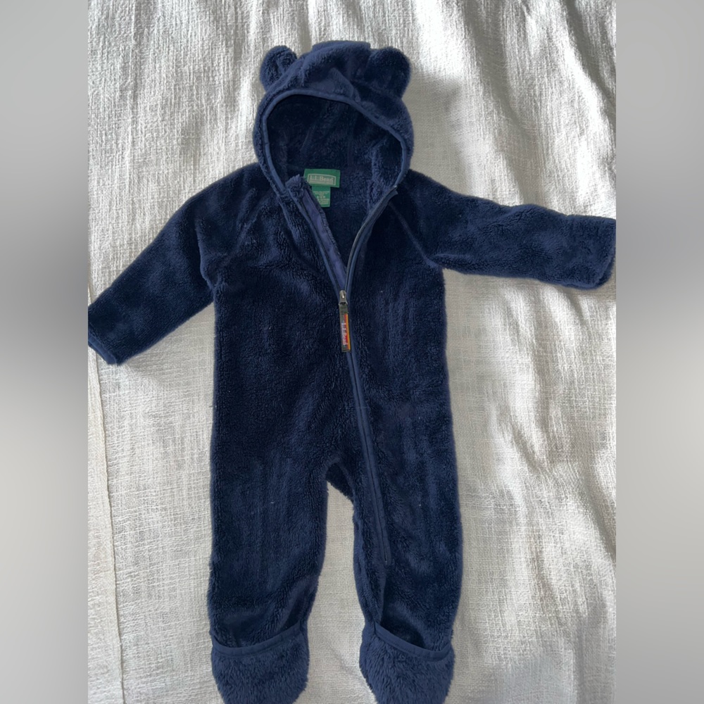 Infants' L.L.Bean Hi-Pile Fleece Bunting: Size 6-12 months